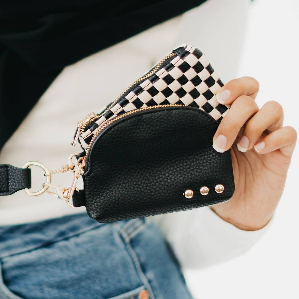 Wonderlust Woven Dual Pouch Wristlet by Pretty Simple - BFF Here
