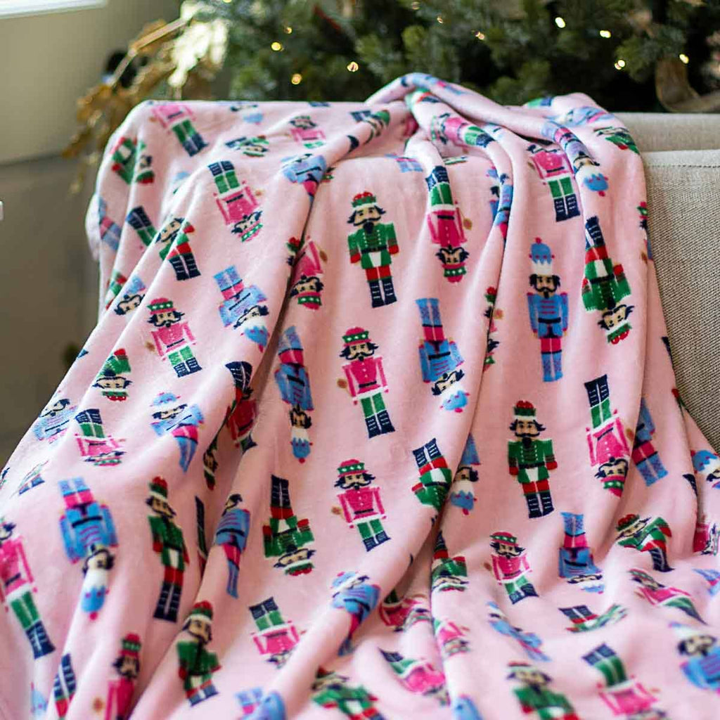 Nutcracker March Throw  /  Pink - BFF Here