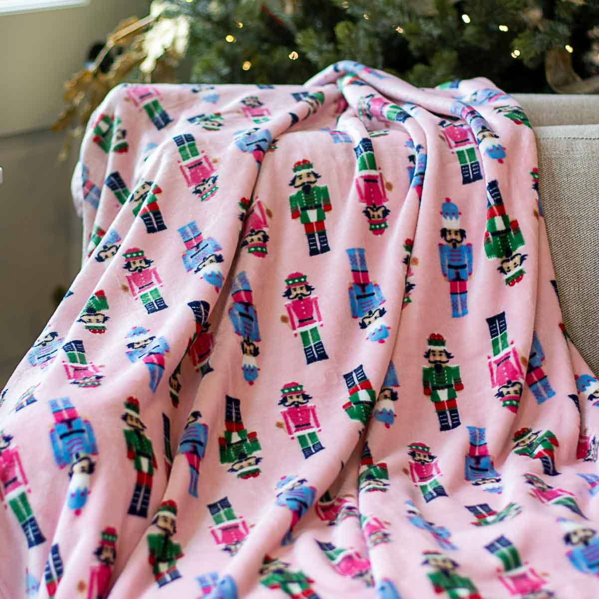 Nutcracker March Throw  /  Pink - BFF Here