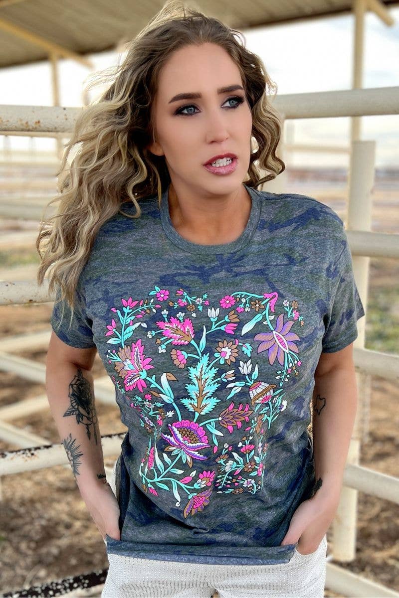Hidden In The Flowers Tee by Sterling Kreek - BFF Here