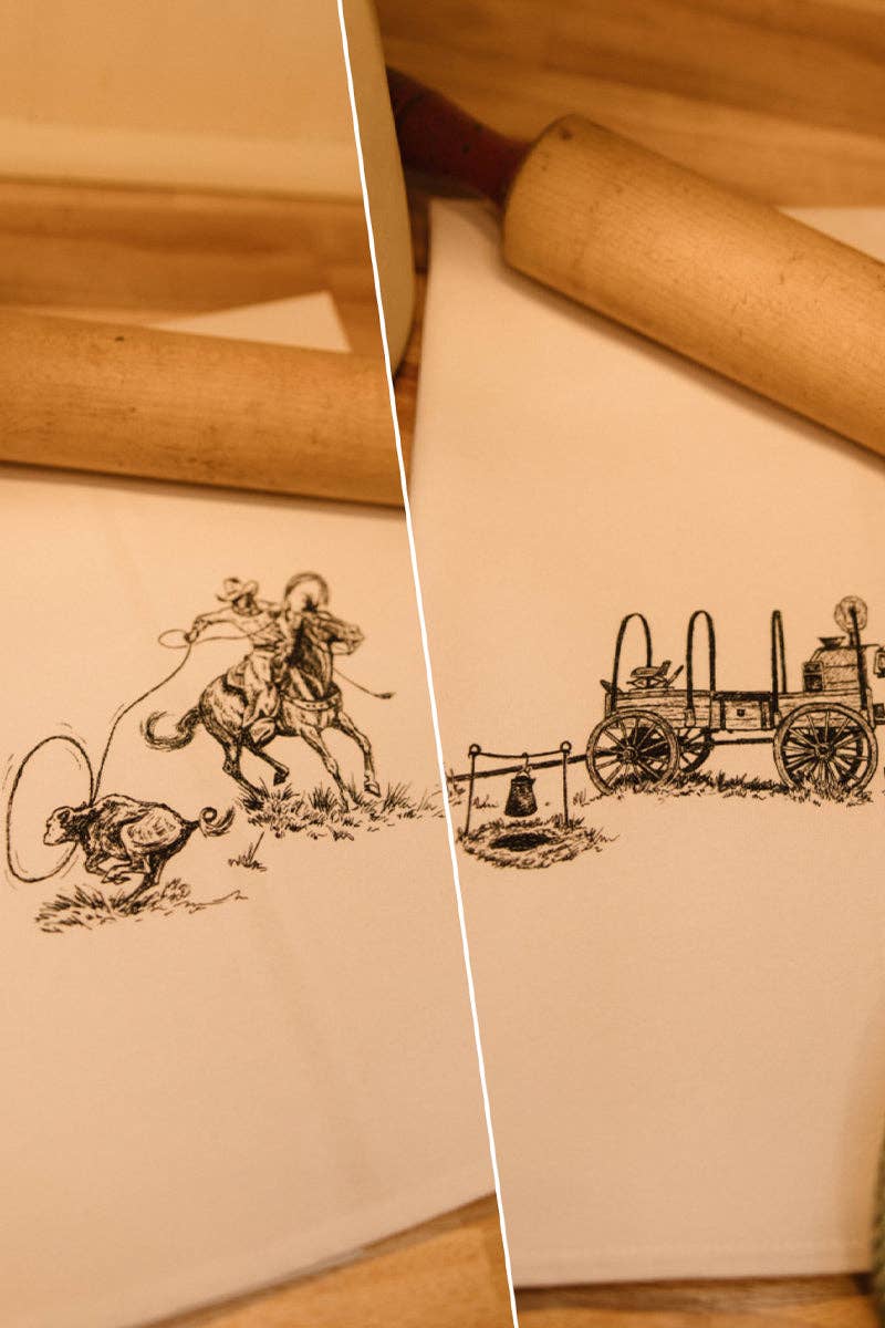 The Rancher Collection Tea Towels by Sterling Kreek