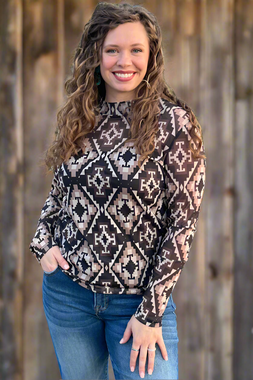 Back To Tulsa Mesh Top by Sterling Kreek - BFF Here