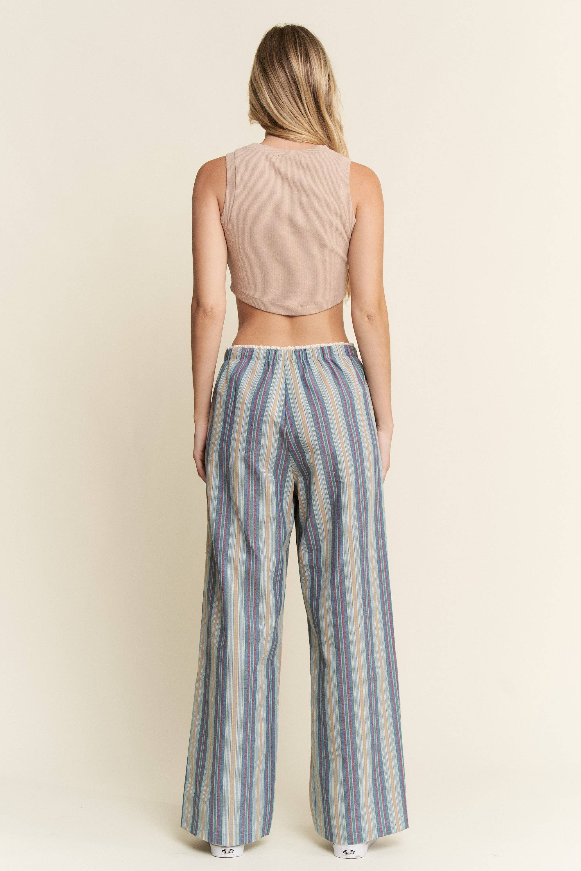 PREORDER: Eclectic Stripe Linen Pants by Jade by Jane (ETA: Beginning of October) - BFF Here