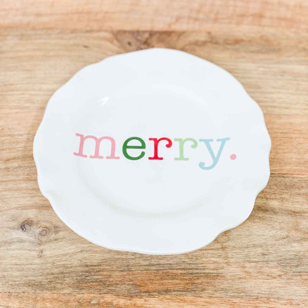 Cheerful Tidings Plate