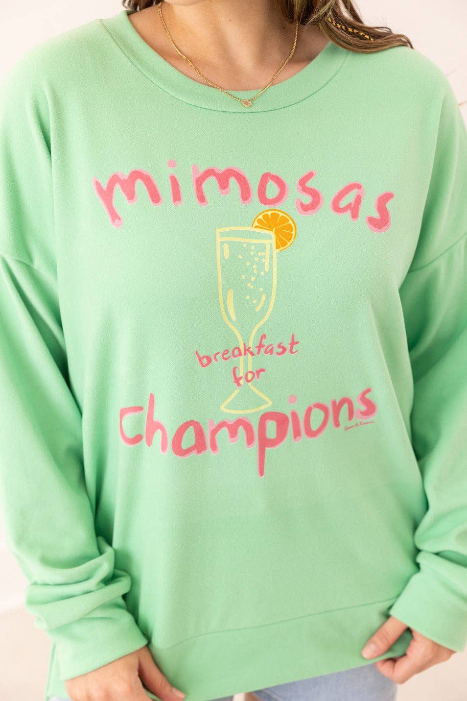 Breakfast For Champions Sweatshirt by Grace & Emma - BFF Here