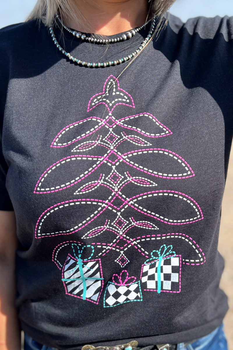 Boot Scootin' Christmas Tee by Sterling Kreek - BFF Here