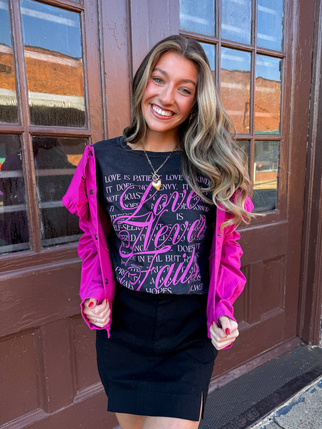 Love Never Fails Tee - BFF Here