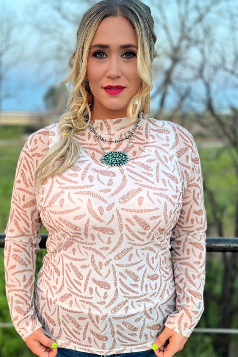 Gobble Till You Wobble Mesh Top by Sterling Kreek - BFF Here