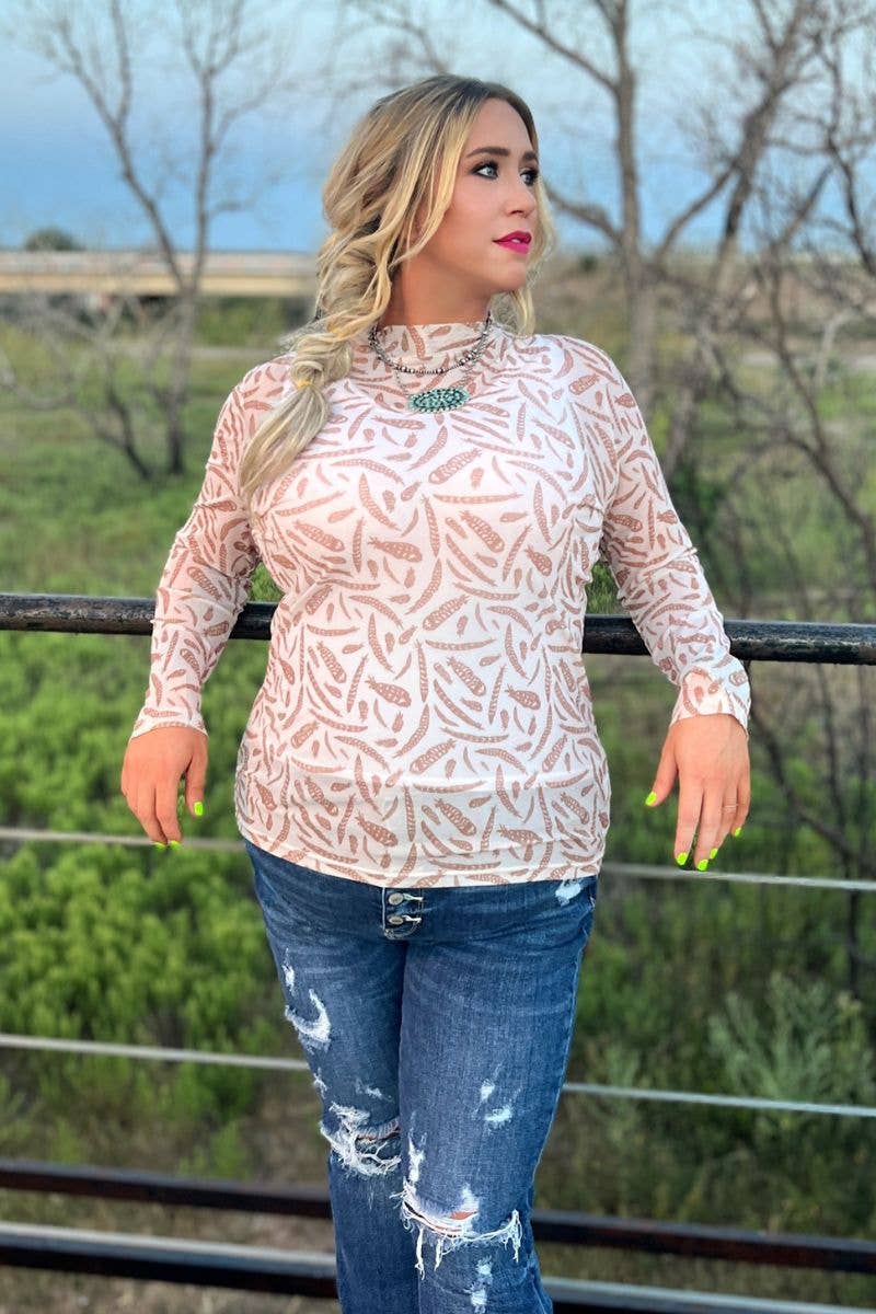 Gobble Till You Wobble Mesh Top by Sterling Kreek - BFF Here