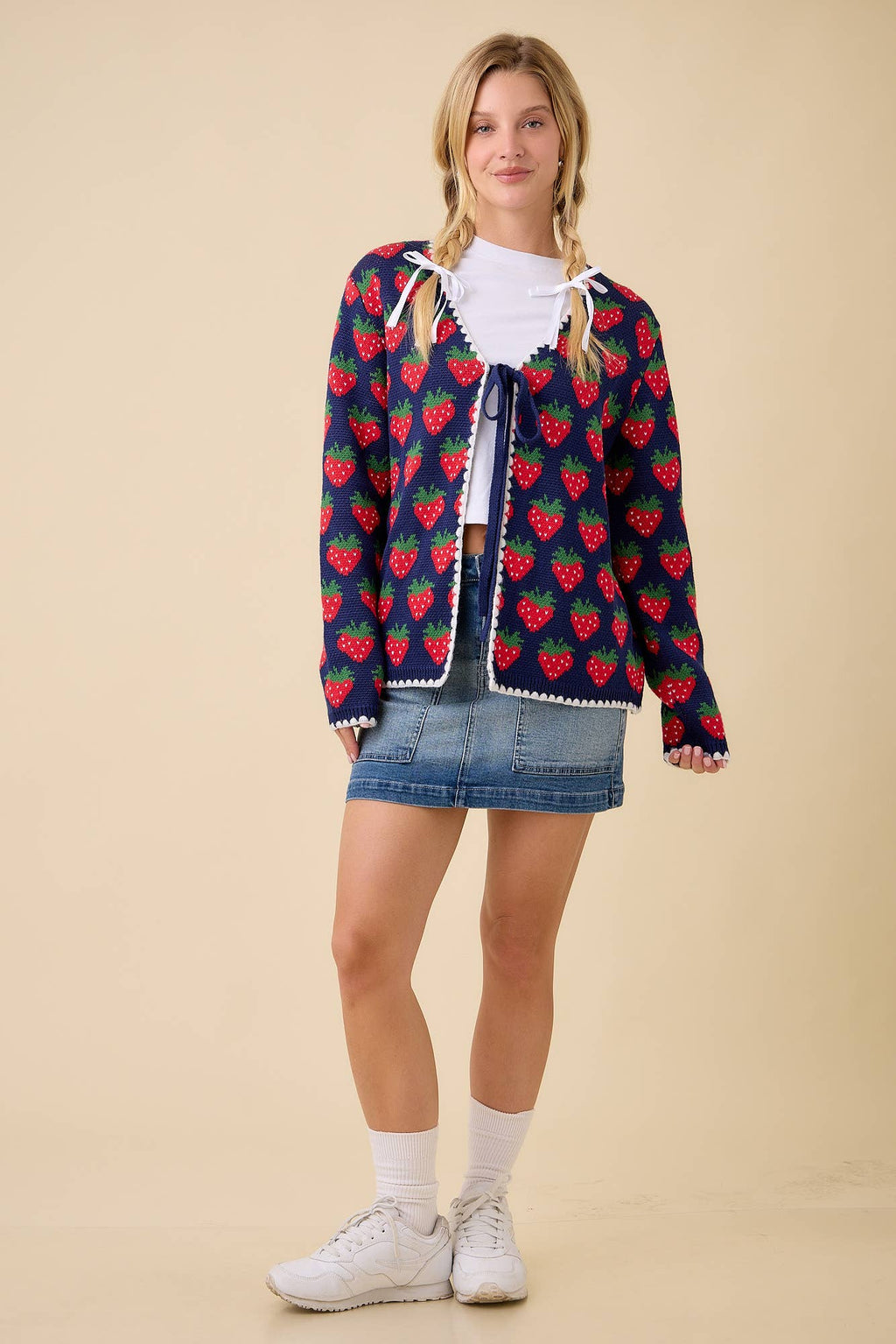 Berry Sweet Knit Cardigan by Main Strip - BFF Here