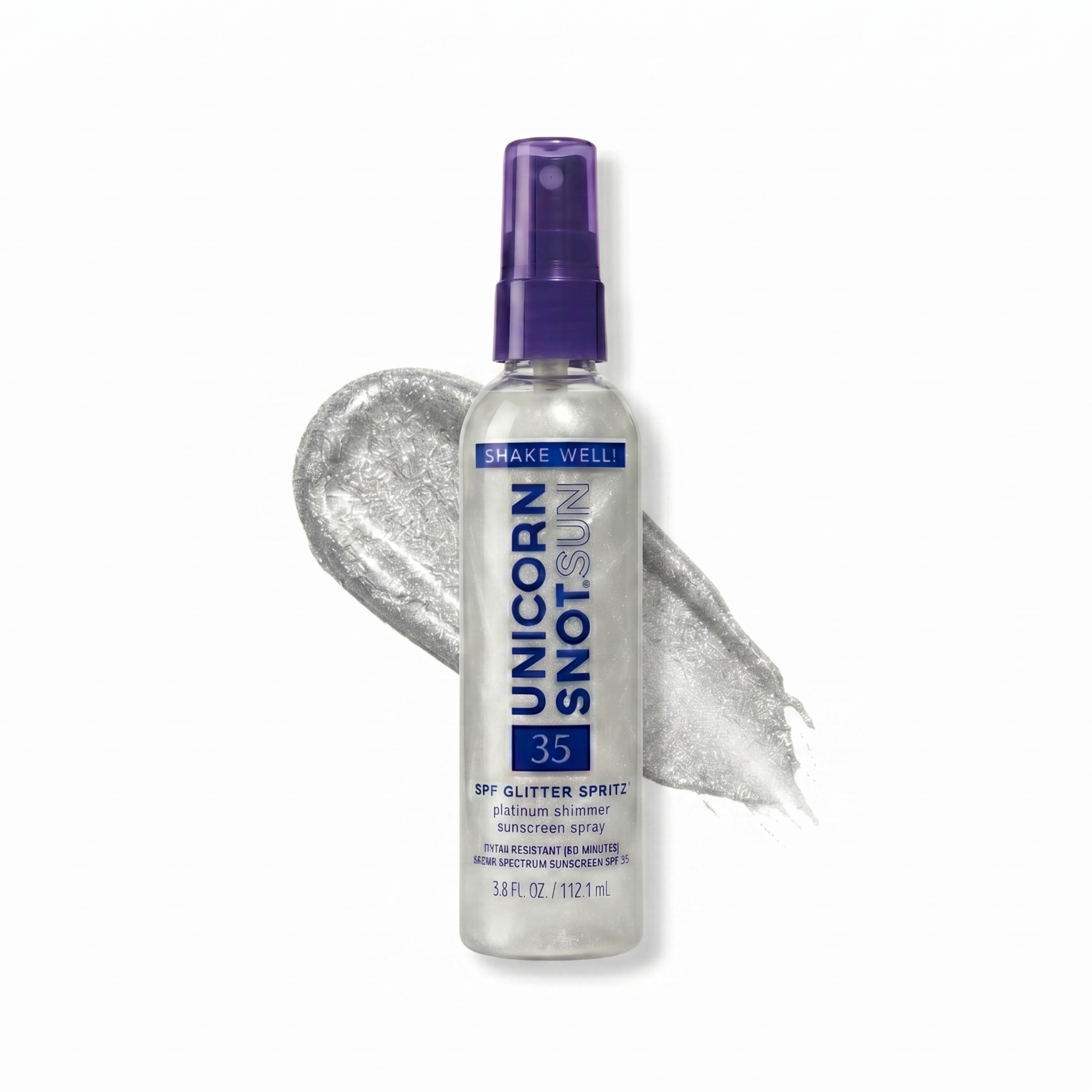 SPF 35 Glitter Spritz — Sunscreen Spray by Unicorn Snot / Platinum - BFF Here