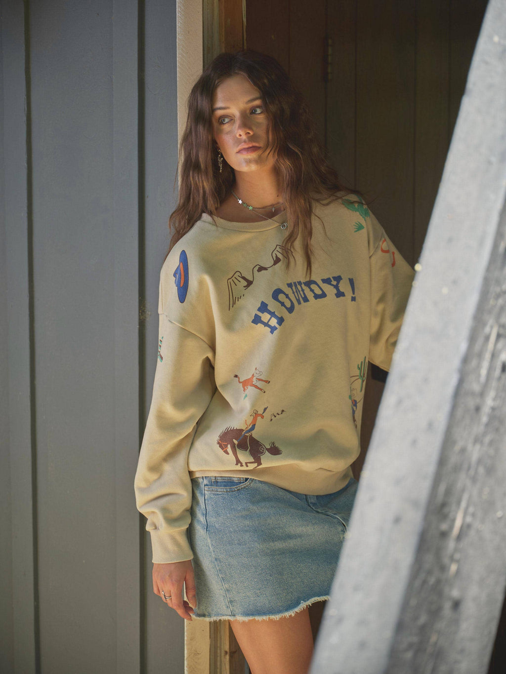 Howdy Cowboy Sweatshirt - BFF Here