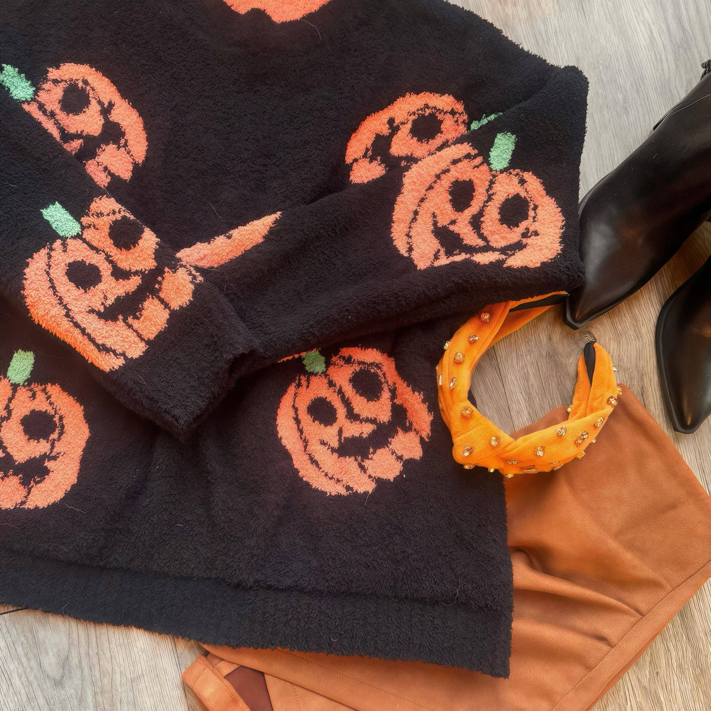 PREORDER: Paige Cloud Pumpkins Sweater by JadyK (Ships Beginning of October) - BFF Here