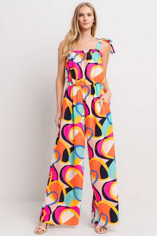 Groovy Geo Glam Jumpsuit - BFF Here