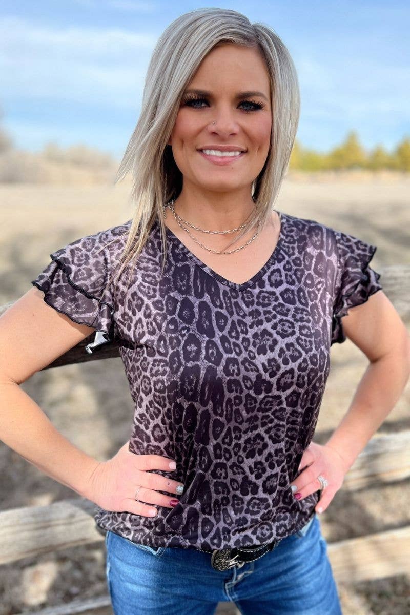 The Night Leopard Top by Sterling Kreek - BFF Here