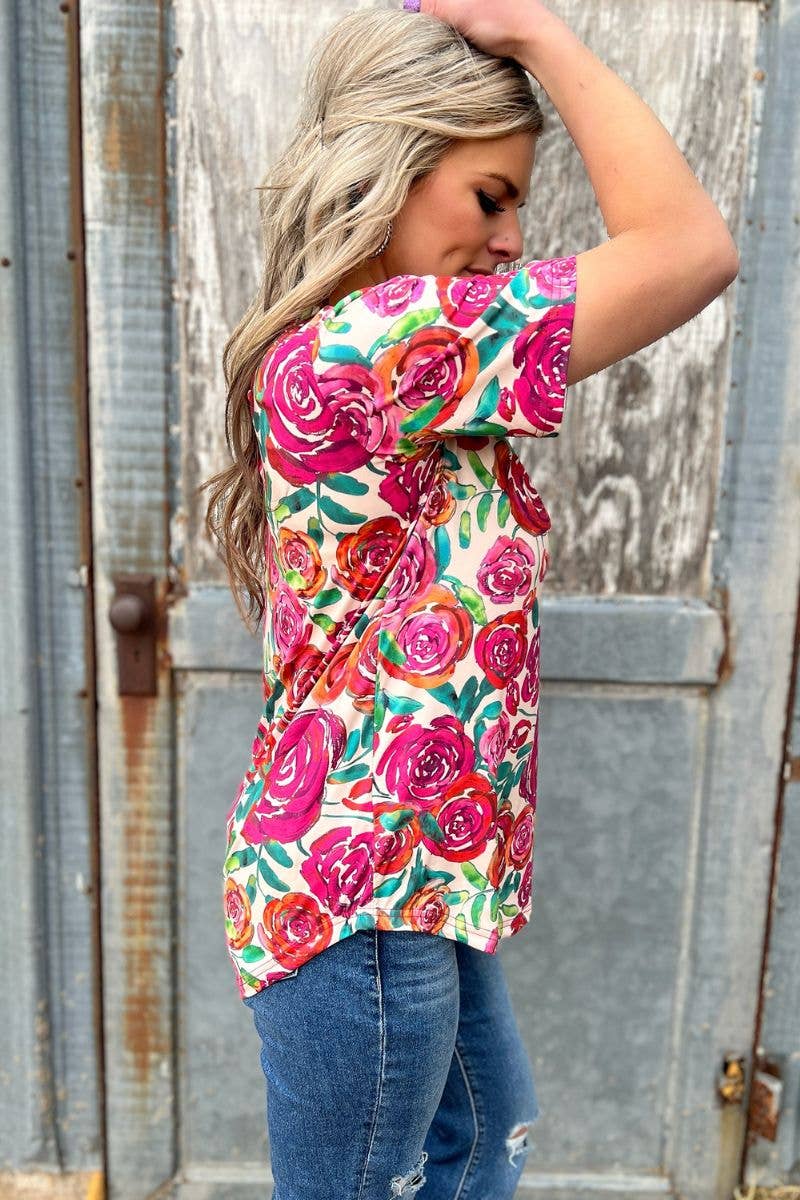 Bloom Where You're Planted Top by Sterling Kreek - BFF Here