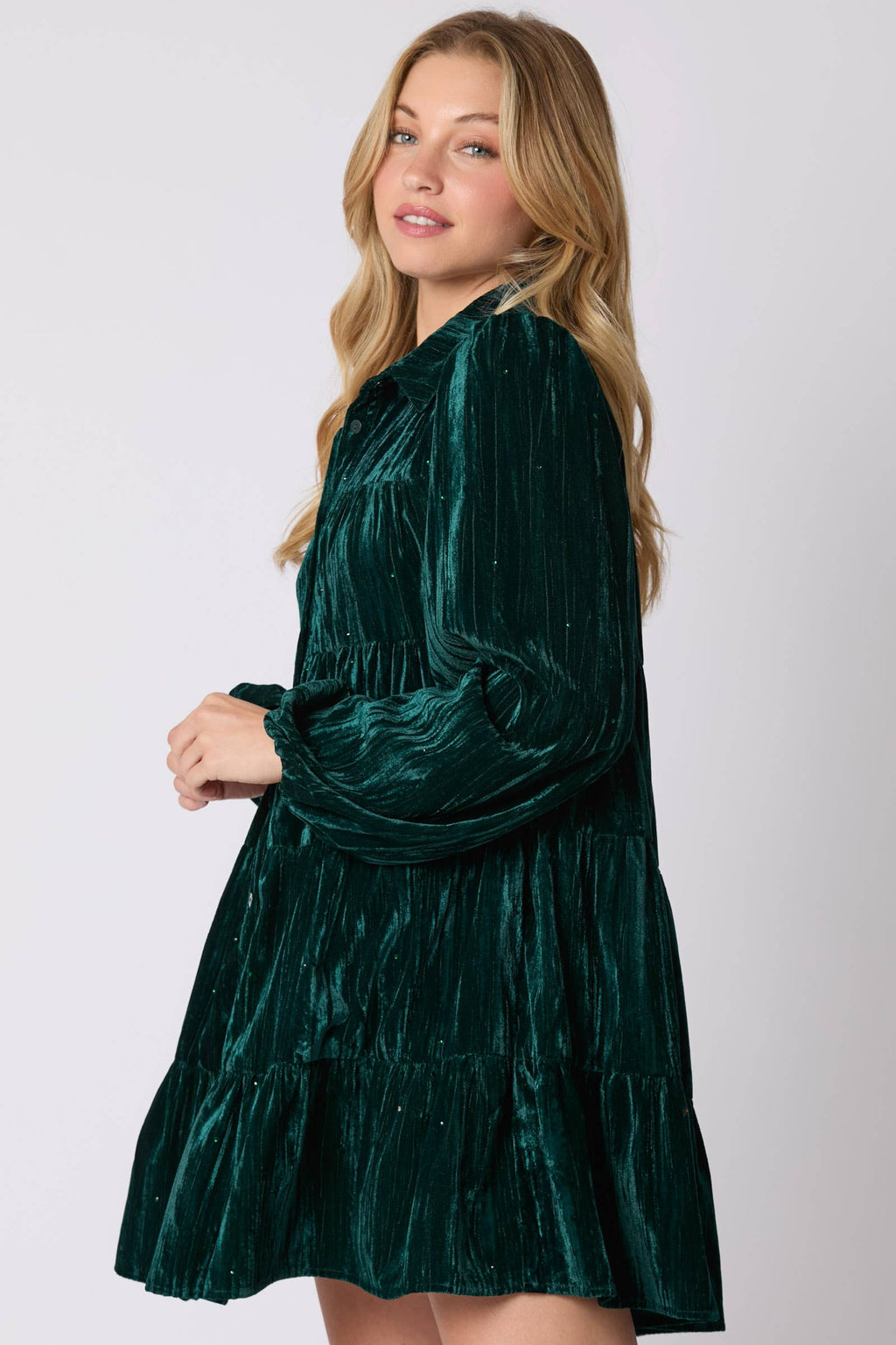 Forest Velvet Dress - BFF Here