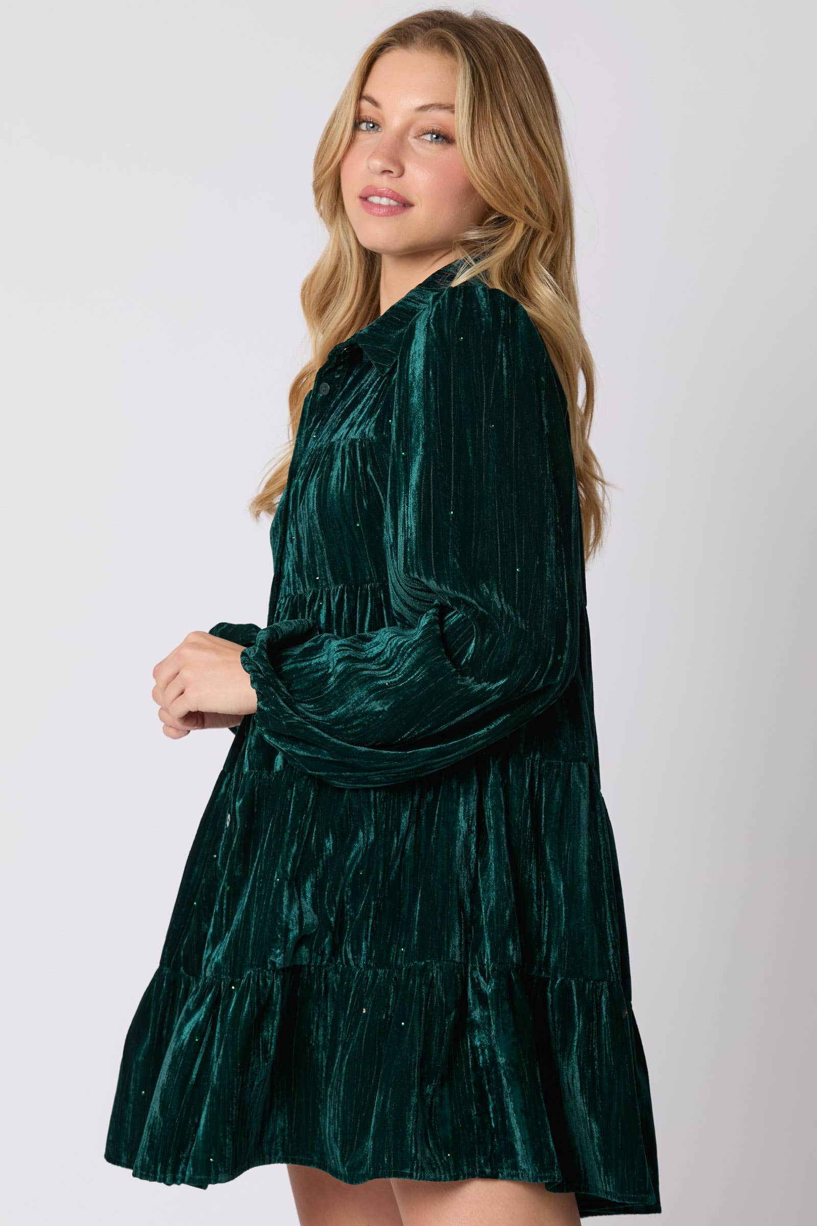 Forest Velvet Dress - BFF Here