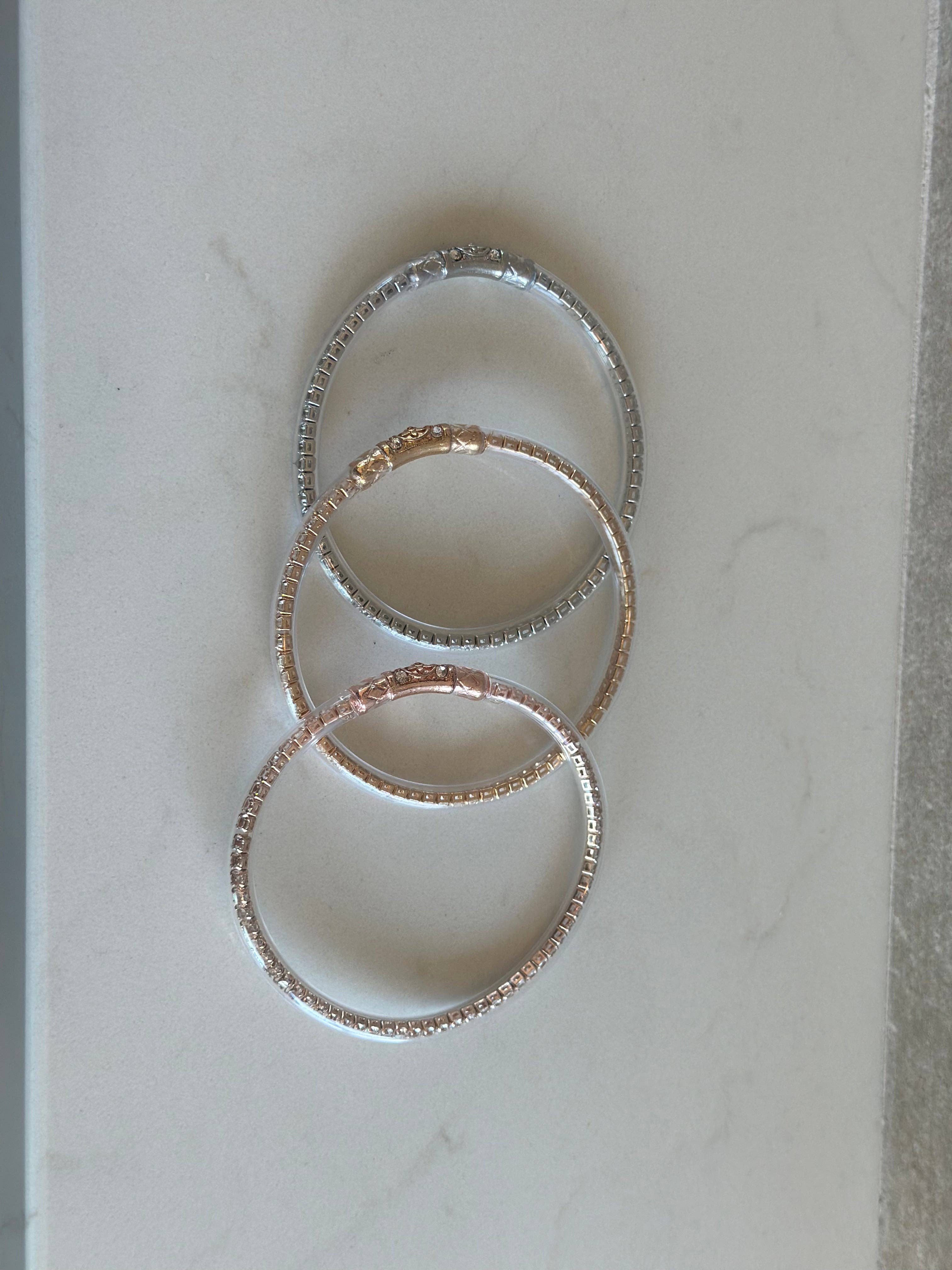 Bling it On – Sparkling Metallic Bangles / Choice of Color - BFF Here