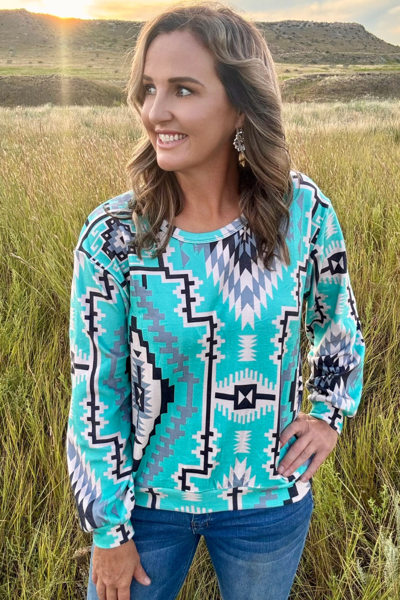 Blue Ridge Top by Sterling Kreek - BFF Here