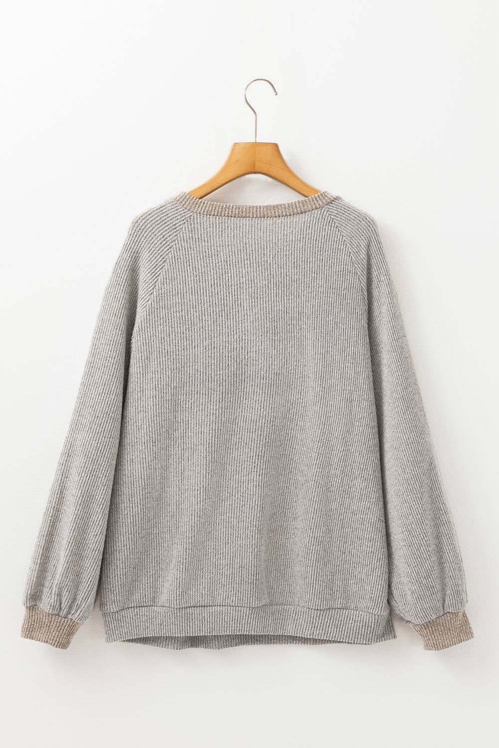 Cozy Charm Corded Pullover - BFF Here