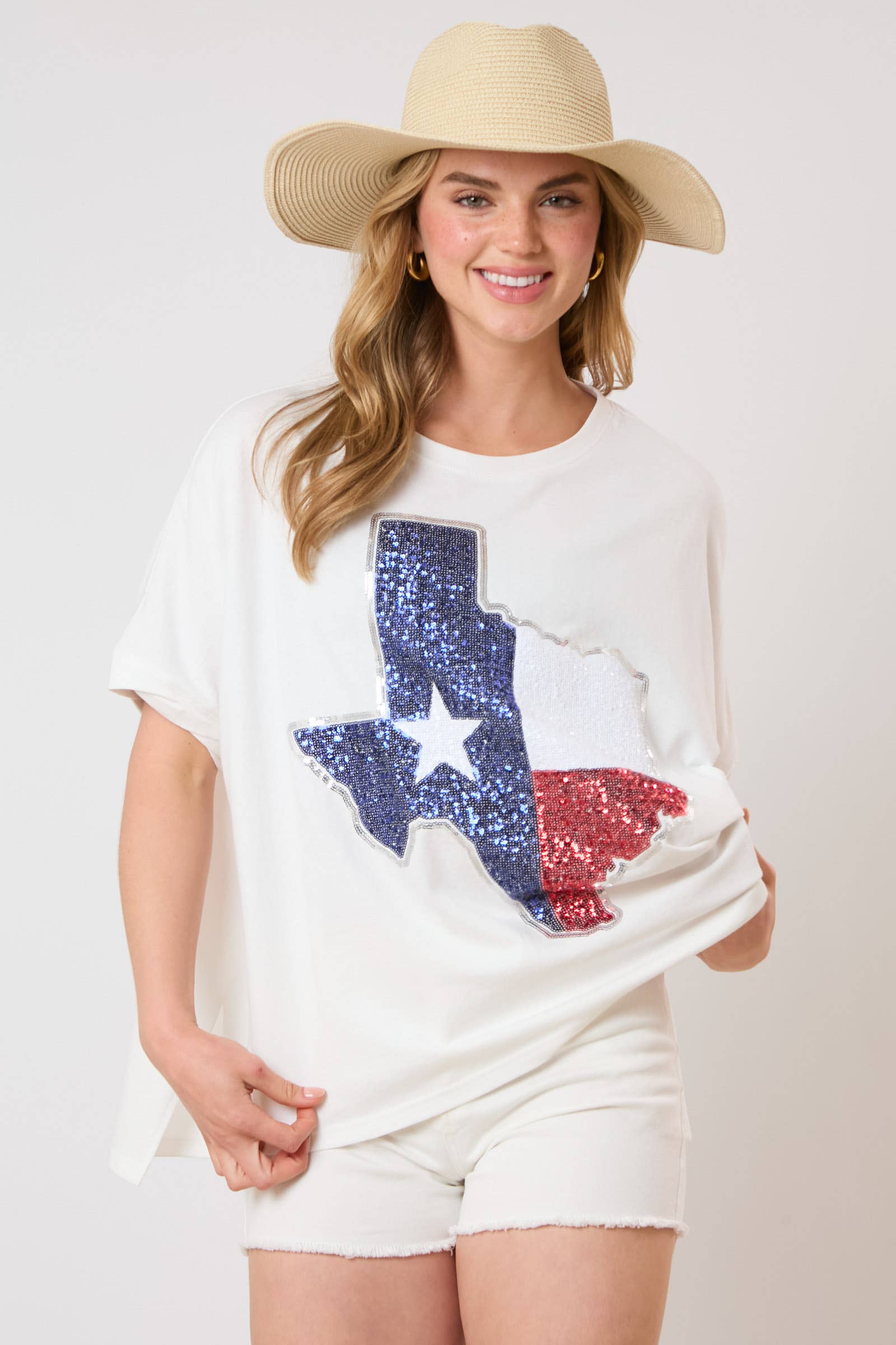 The Blinged-Out Lone Star Tee - BFF Here