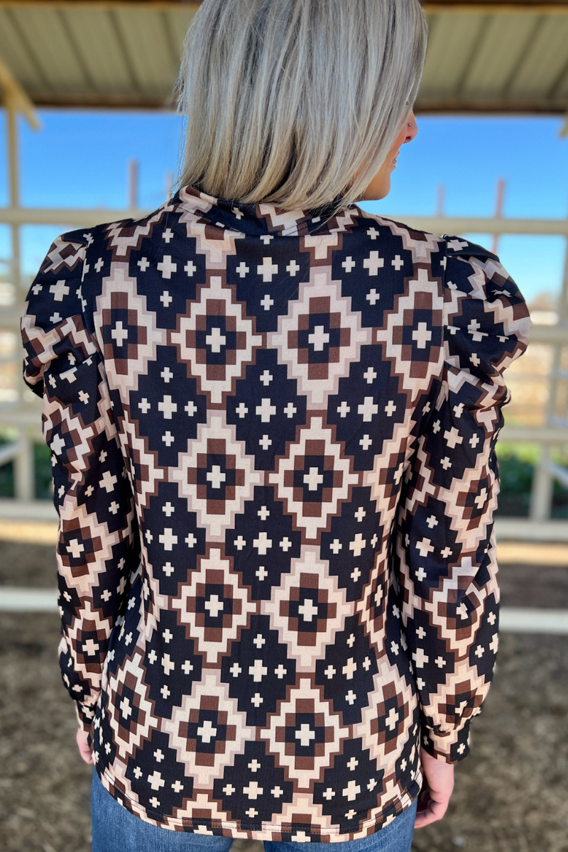 Ruidoso Aztec Top by Sterling Kreek - BFF Here