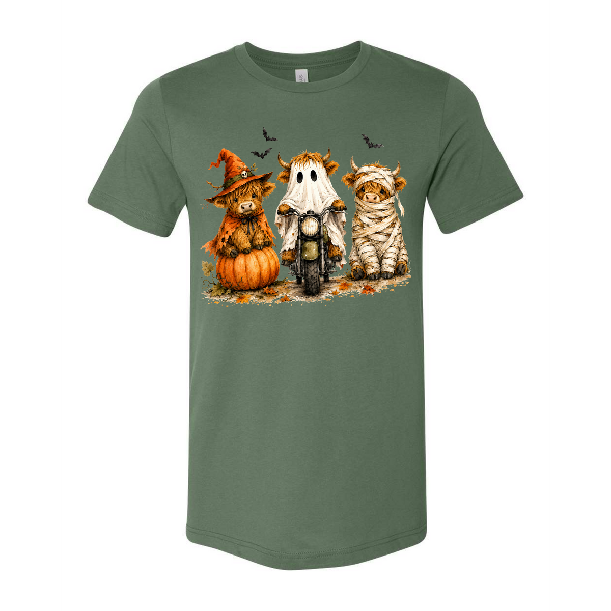 PREORDER: Halloween Highland Cow Tee (ARRAY) by FestiviTees (Ships 2-3 weeks)