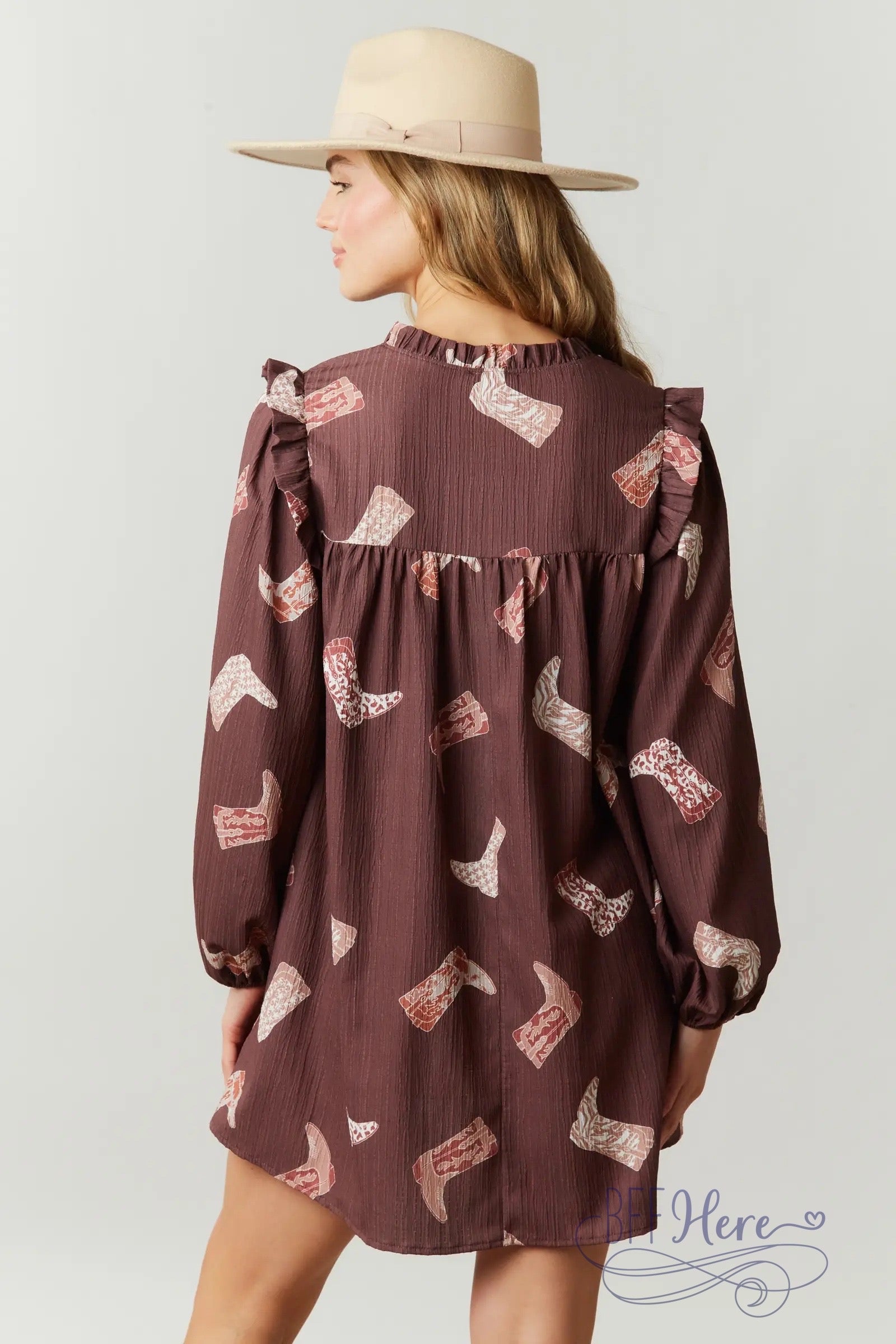 PREORDER: Take Me Dancing Boots Dress - BFF Here