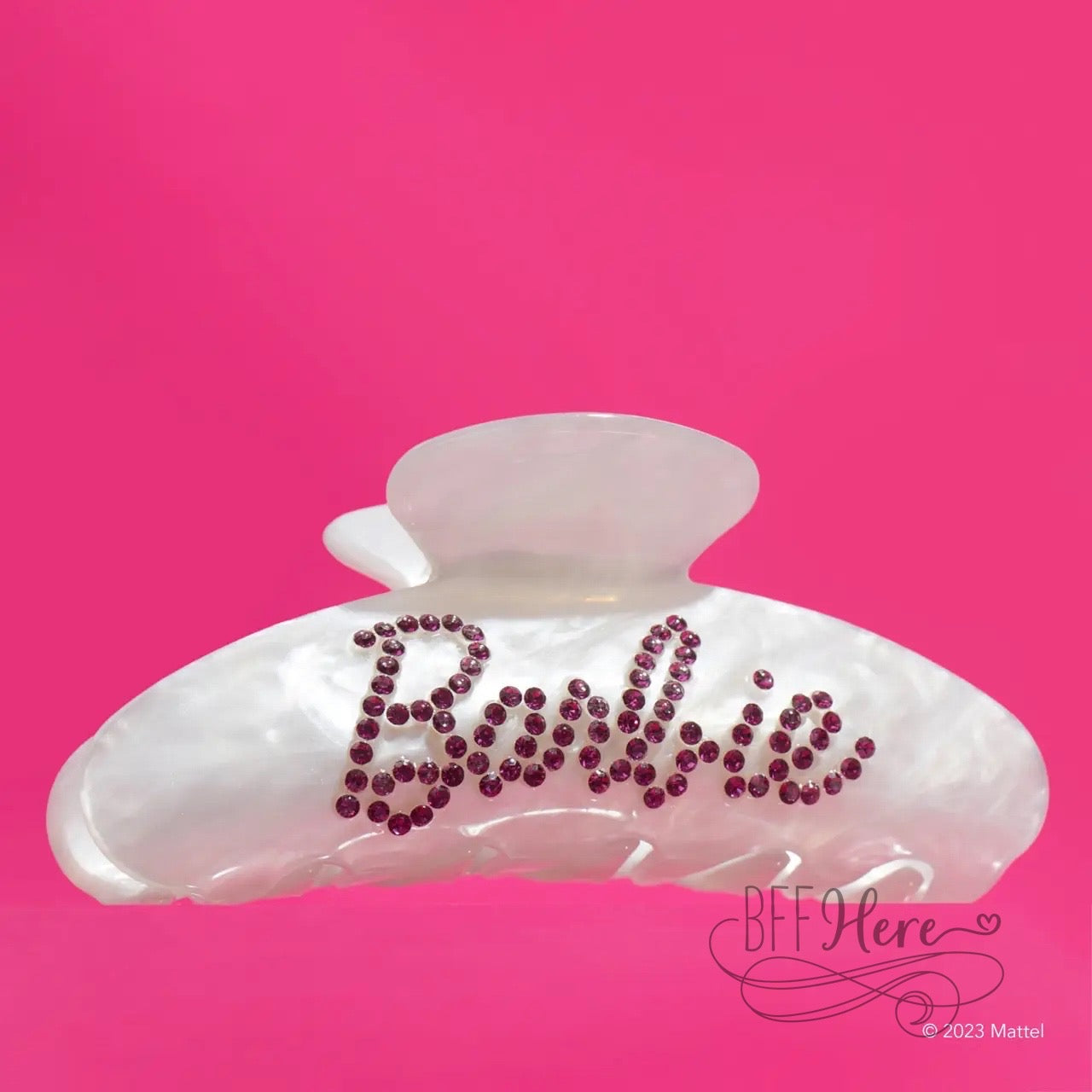 Barbie X Kitsch Rhinestone Claw Clip - BFF Here