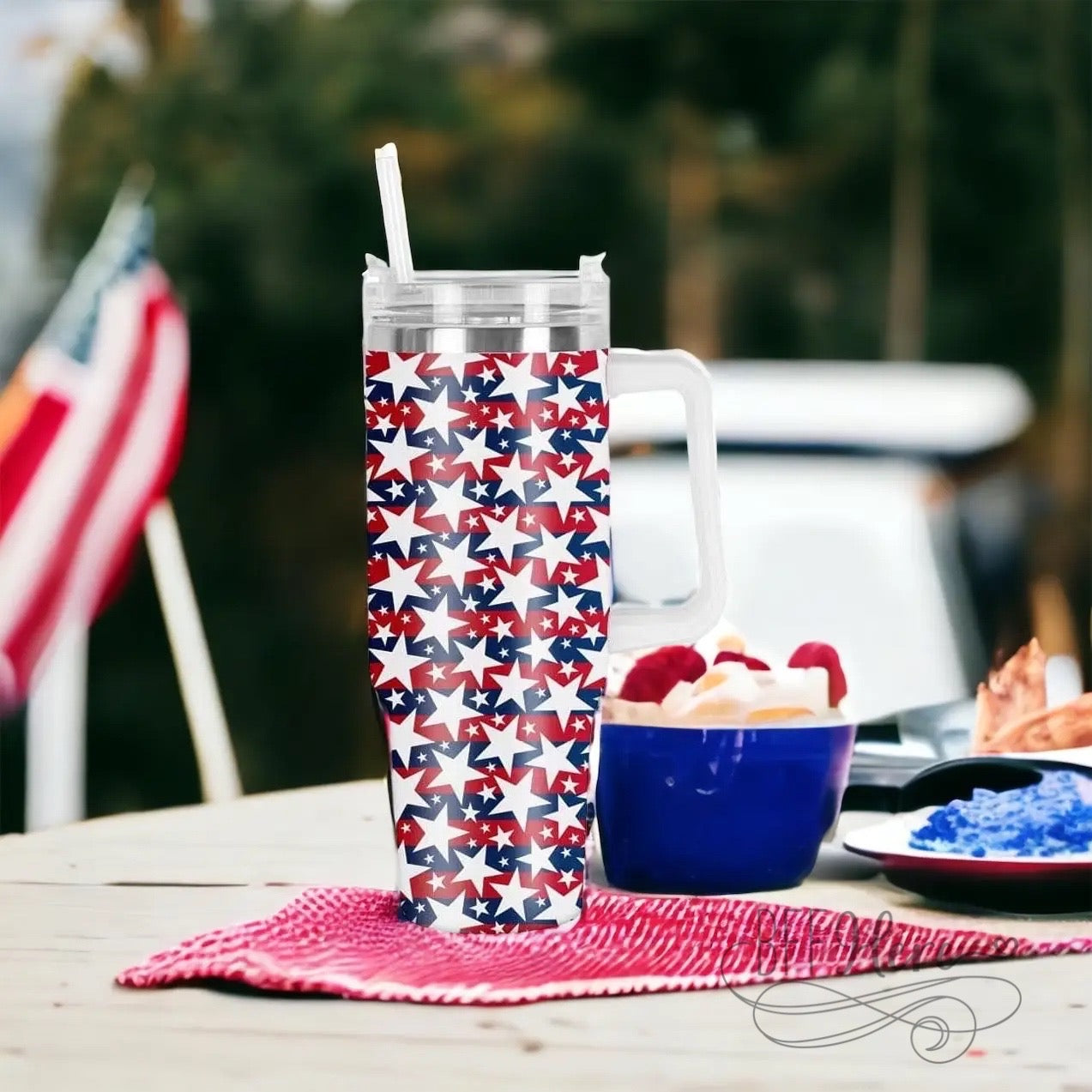 PREORDER—Americana 40 oz Hydrating Tumbler - BFF Here
