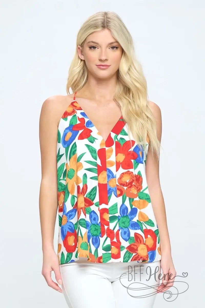 PREORDER- Roxy Tank / Primrose Floral by Adrienne - BFF Here