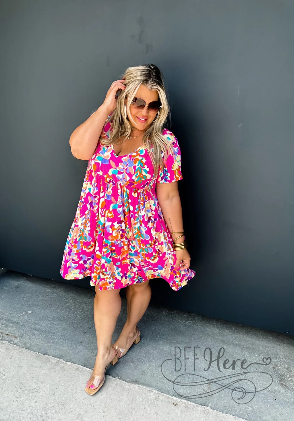 PREORDER — Stormi Ribbed Dress - BFF Here