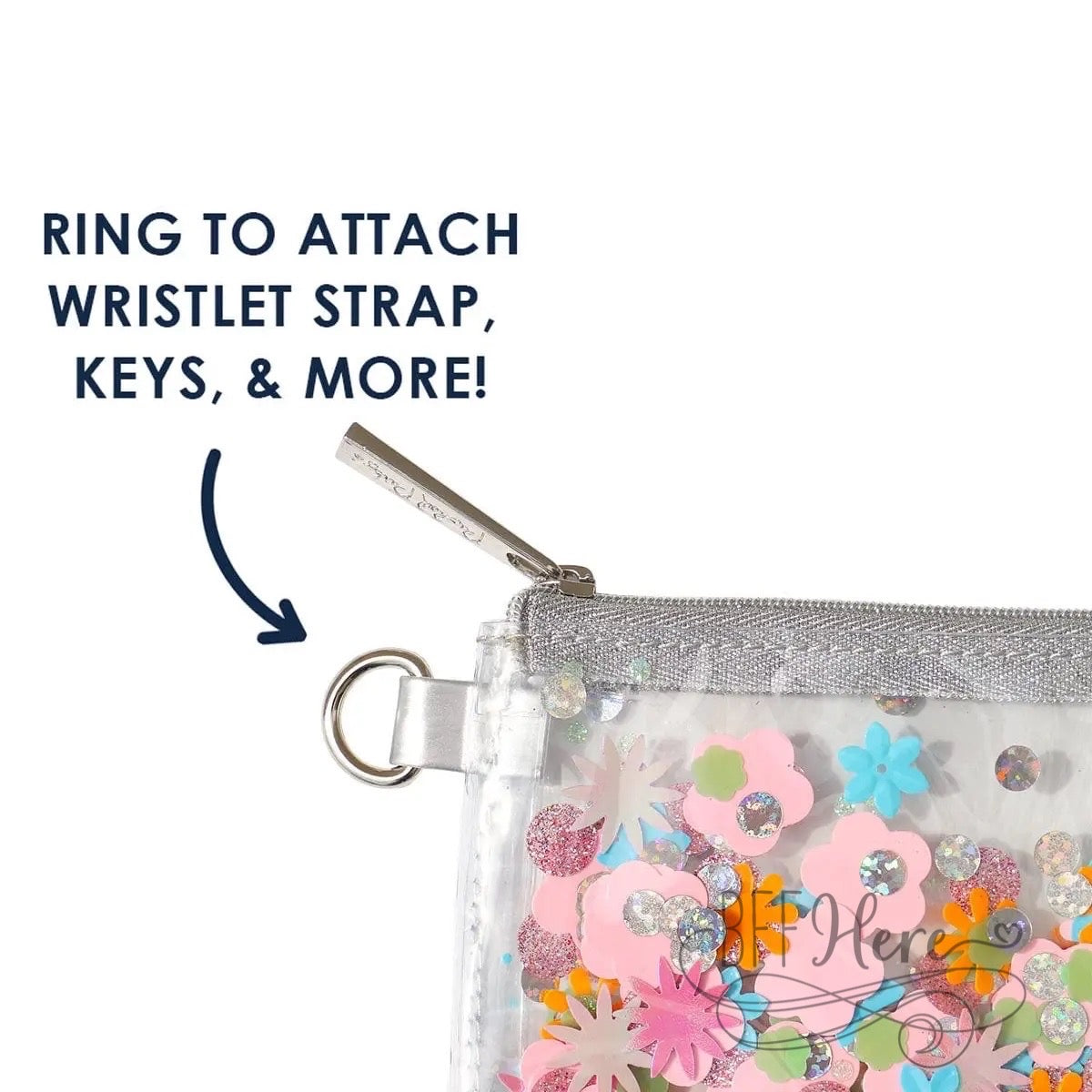 PREORDER—Flower Shop Confetti Everything Pouch by Packed Party - BFF Here