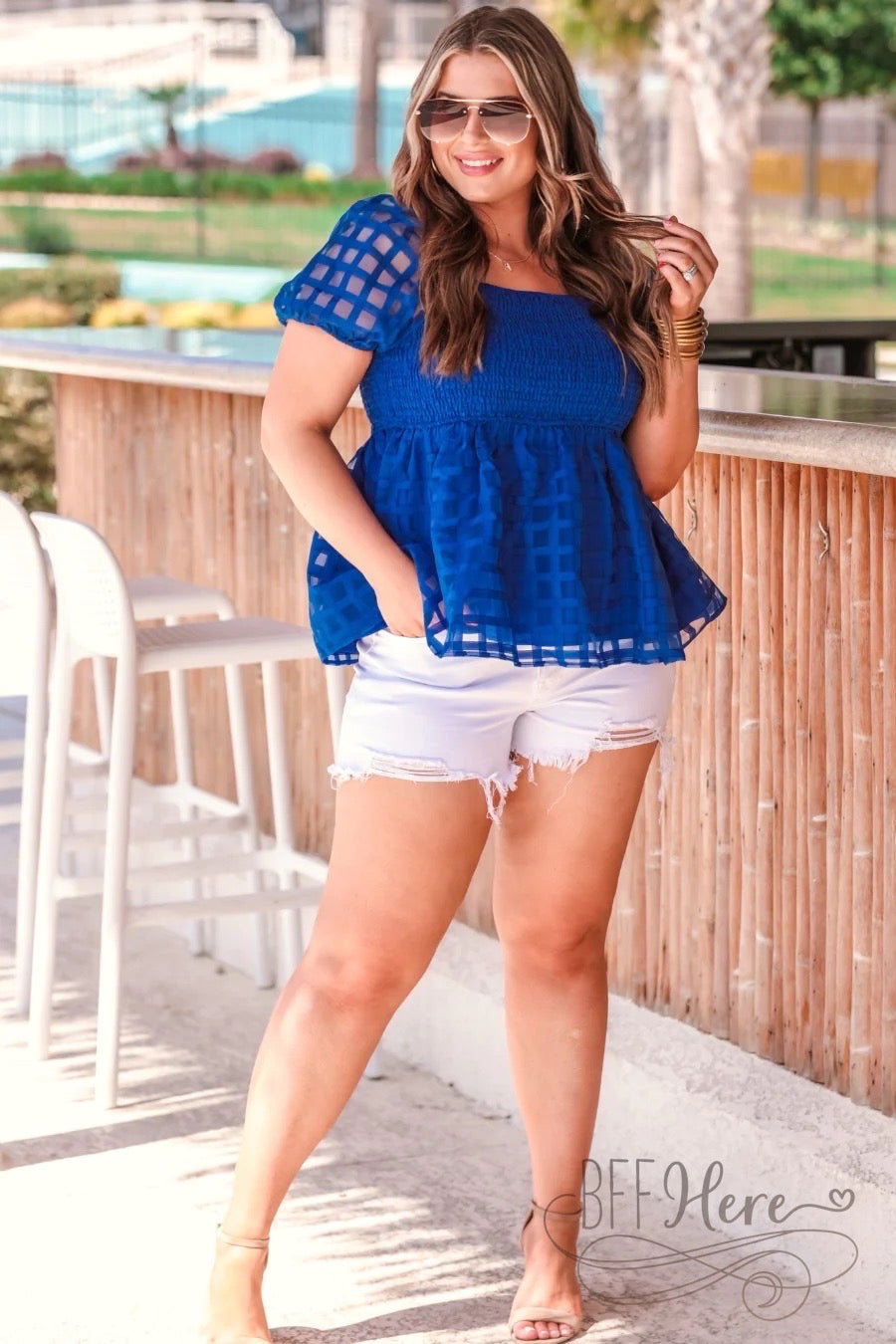 PREORDER-Arizona Smocked Top - BFF Here