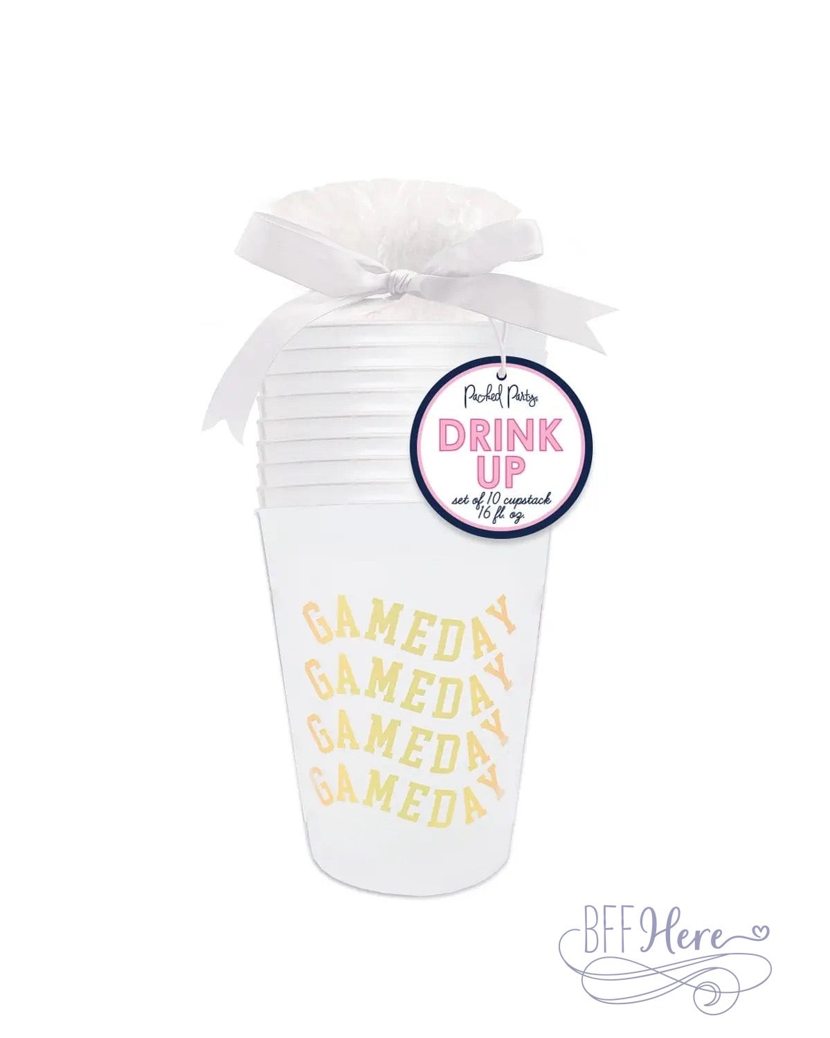 PREORDER: Gameday Party Shatterproof Cup Set by Packed Party - BFF Here