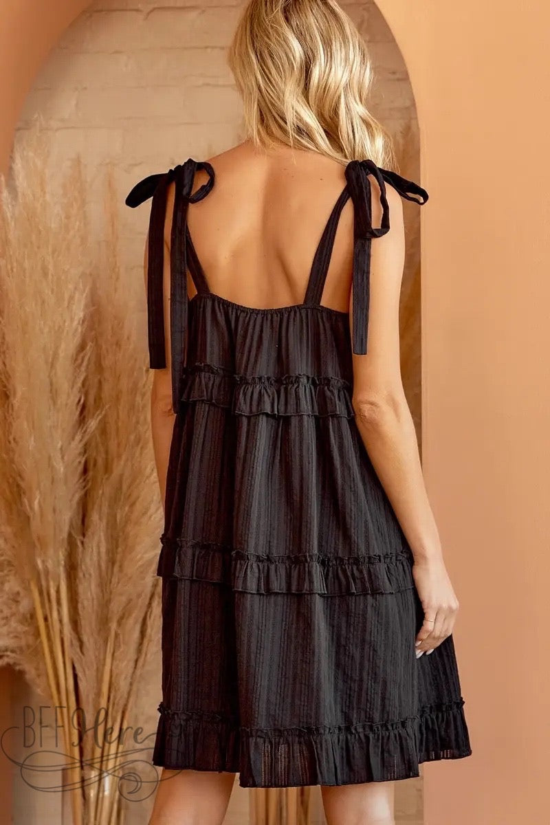 Raven Tiered Dress - BFF Here
