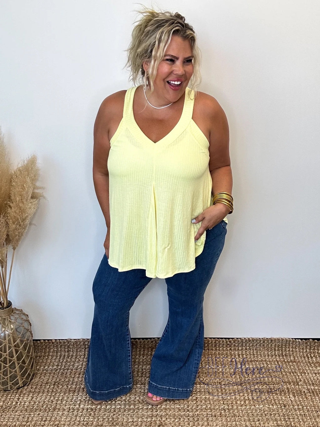 PREORDER- Whimsical Breeze Flowy Tank / Choice of Color - BFF Here