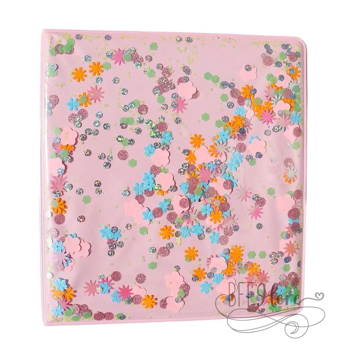 PREORDER — Flower Shop Confetti 3-Ring Binder by Packed Party - BFF Here