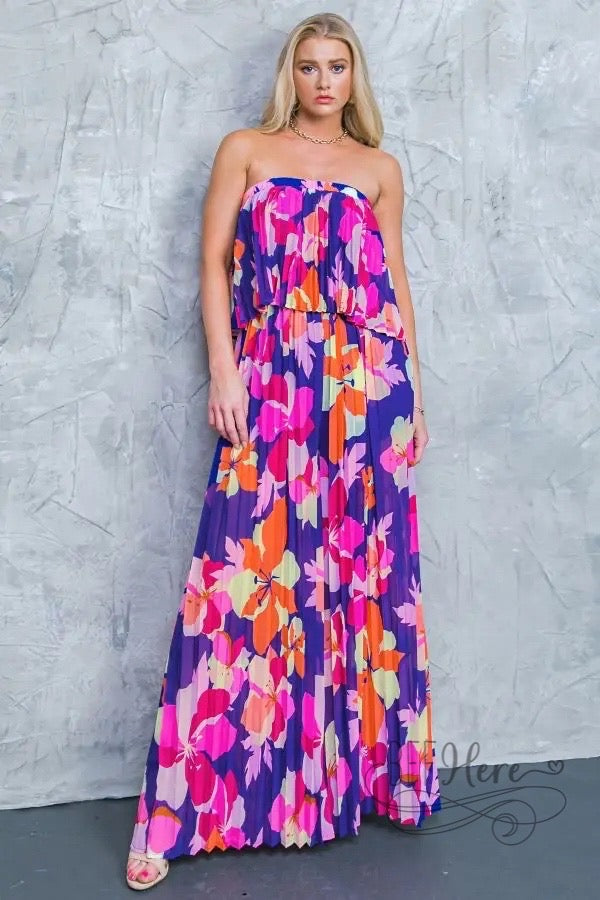 Leiliana Tropical Floral Jumpsuit - BFF Here