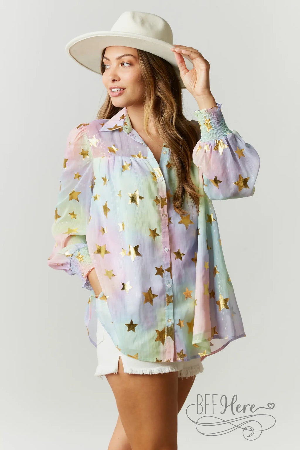 PREORDER: Galaxy Pixie Star Top - BFF Here