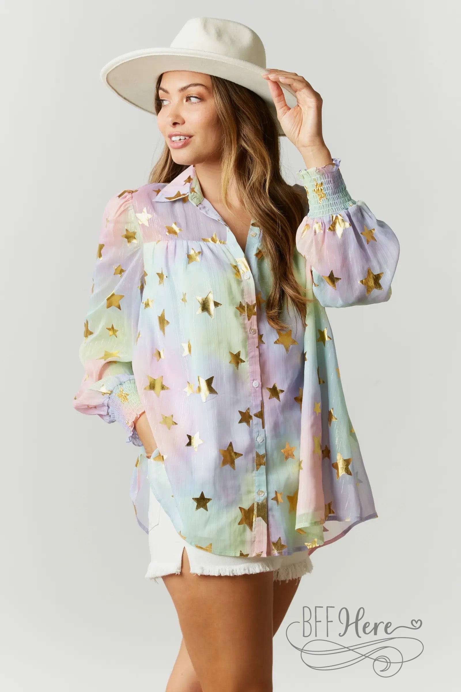 PREORDER: Galaxy Pixie Star Top - BFF Here