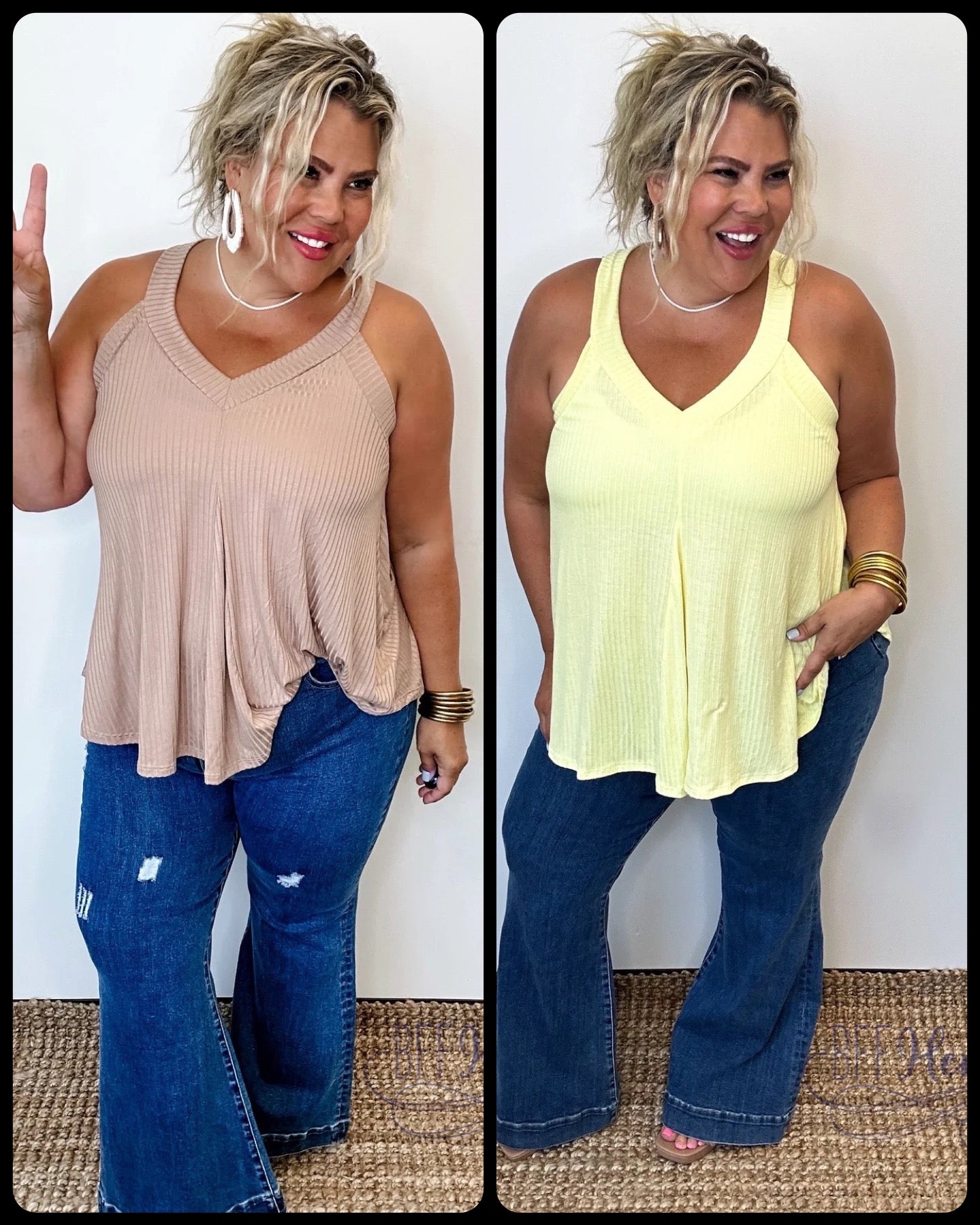 PREORDER- Whimsical Breeze Flowy Tank / Choice of Color - BFF Here