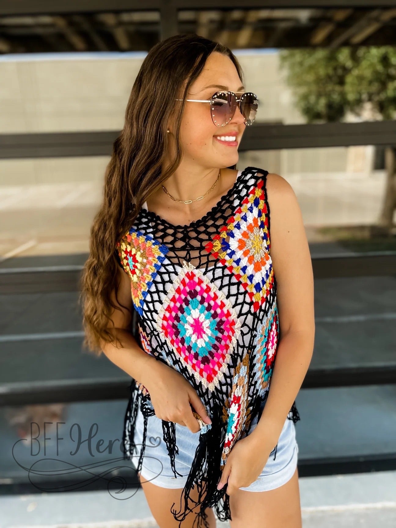 PREORDER — Gypsy Summer Crochet Top - BFF Here