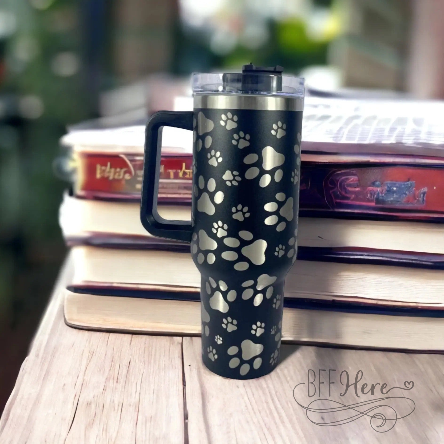 Paw Hydrating 40 oz Hydrating Tumbler / Choice of Color - BFF Here