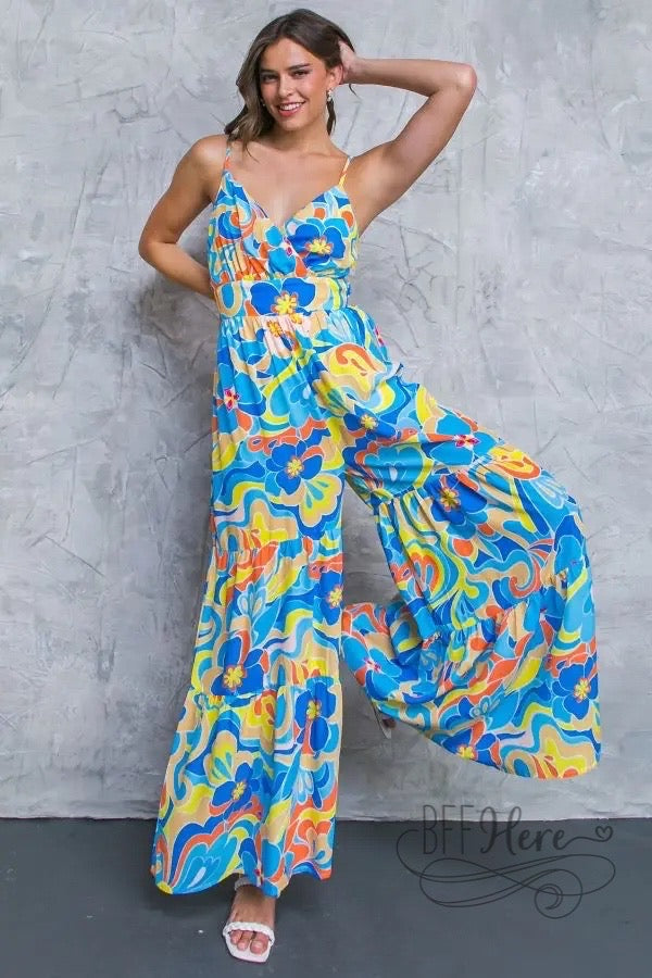 Maui Floral Jumpsuit - BFF Here