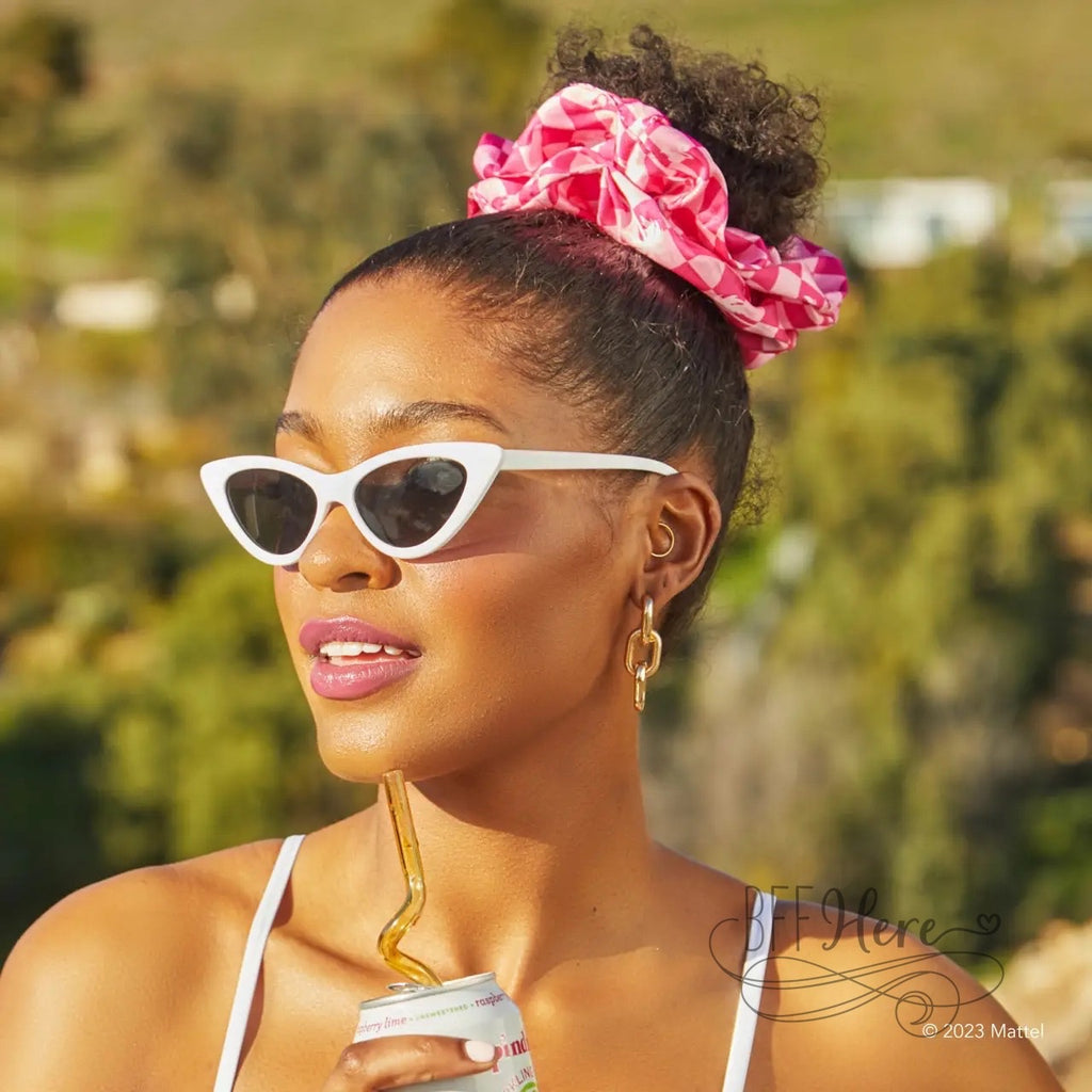 Barbie X Kitsch Satin Brunch Scrunchies - BFF Here