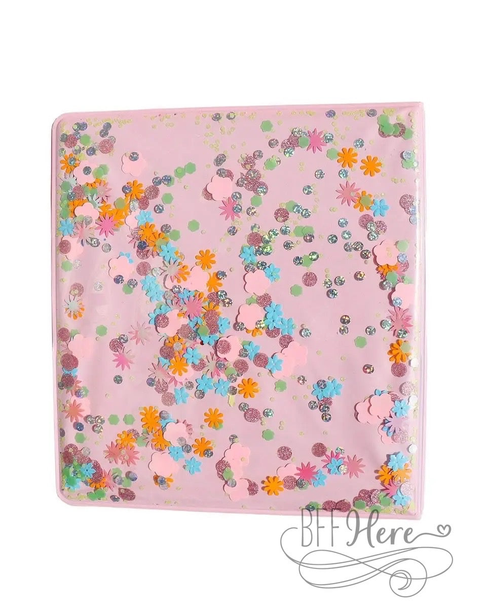 PREORDER — Flower Shop Confetti 3-Ring Binder by Packed Party - BFF Here