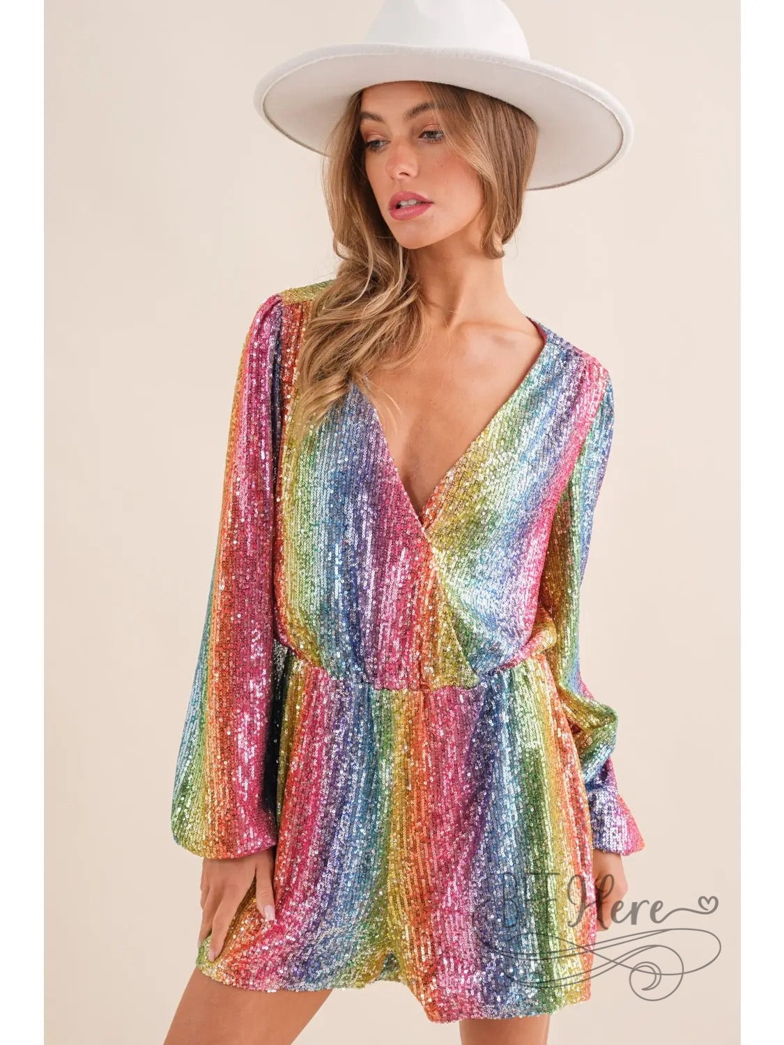 Somewhere Over The Rainbow Romper - BFF Here