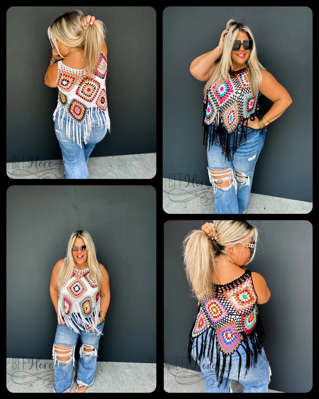 PREORDER — Gypsy Summer Crochet Top - BFF Here